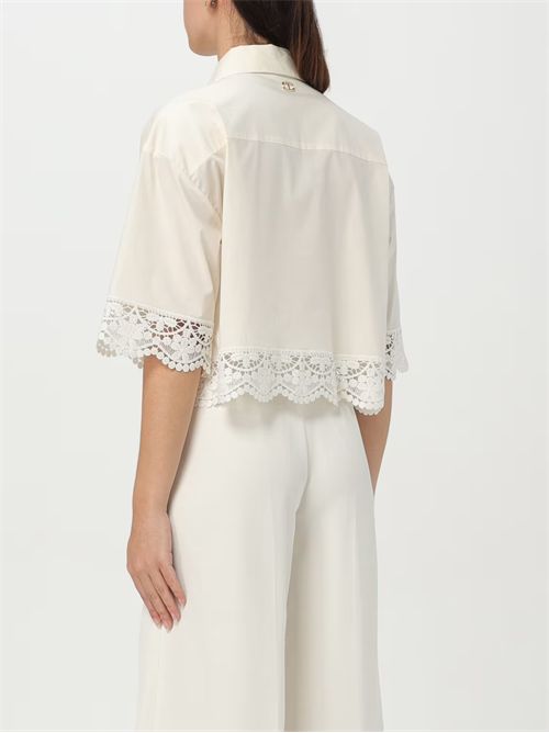 Camicia Twinset in cotone con ricami TWINSET | TT2093/00282